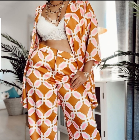 Zara Pajama pants + top Co-Ord set - Picture 14 of 16